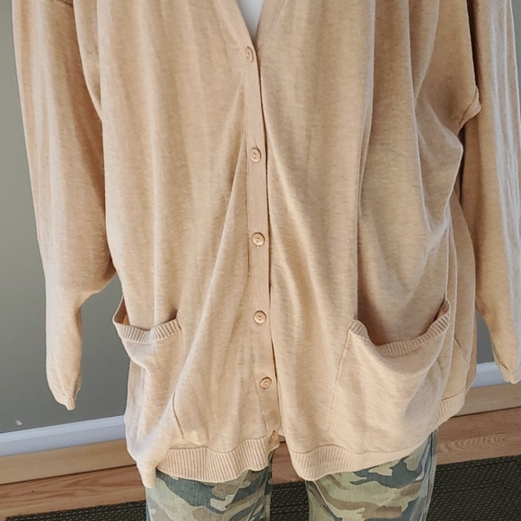 Asos curve button up cardigan with front p… - Picture 3 of 13